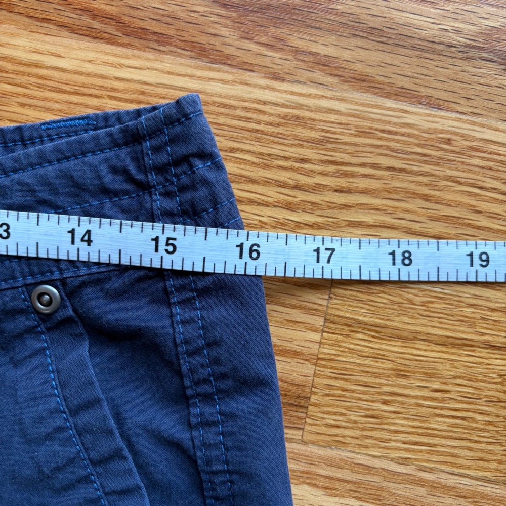 Kuhl‎ Free Range Hiking Capri Pants 8 Navy Blue Stretch Crop Outdoor Gorpcore - Picture 5 of 16